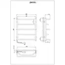 Рушникосушарка KOSSER Мікс 600х530/5 ЕL рег. (ДМ03EL)