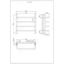 Рушникосушарка KOSSER Скоба 500х530/4 (ДС06)