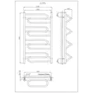 Рушникосушарка KOSSER Ілюзія 900х530 (ДІ06)