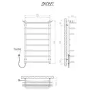 Сушарка для рушників KOSSER Канна 1000х600/8 EL рег. (ДК06EL)