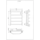 Рушникосушарка KOSSER Трапеція 600х530/5 (ДТ08)
