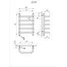Рушникосушарка KOSSER Скоба 700х500/5 ЕL рег. (ДС09EL)