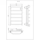Рушникосушарка KOSSER Трапеція 800х530/6 (ДТ10)