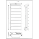 Рушникосушарка KOSSER Трапеція 1100х530/9 (ДТ13)