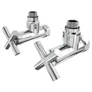 Кран кутовий Laris 1/2" - 3/4" Еліт 2шт. (ZZ-4704) (71401042)