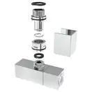 Кран кутовий Laris 1/2" - 1/2" Кватро 2шт. (LX-855) (71401053)