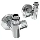 Кран кутовий Laris 1/2" - 1/2" Під ТЕН 2шт. (LX-2044) (71401063)