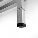 Полотенцесушитель электрический Terma ZigZag 50 х 83,5h см с наружным тэном One, хром (WLZIG083050/CR/ONE) фото 2 Aquada.com.ua