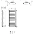 Рушникосушка Dexter One 860x500 WWDEN086050KCROE8P Terma