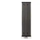 Стальной трубчатый радиатор Zehnder Charleston Black Matt (2180-10 0557) фото 1 Aquada.com.ua