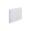 Радіатор трубчатий Zehnder Charleston 3060-20 H=600 мм; L=920 мм (966мм); T=100 мм + (35мм) (5510) 1218 Вт, Traffic White (3060-20 RAL 9016 5510)