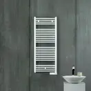 Полотенцесушитель електричний Zehnder Virando 1226x500 з теном MOA 600Вт, білий (AB-120-050-9016 WEMOA06T916M)