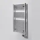 Полотенцесушитель електричний Zehnder Aura 906х500мм, 200 Вт, хром (PBECZ-090-50-MQ)