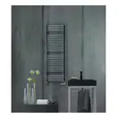 Полотенцесушитель електричний Zehnder Aura 1226х500мм, 300 Вт, хром (PBECZ-120-50-MQ)
