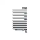 Полотенцесушитель електричний Zehnder Roda Twist Spa Air 968x550 500 Вт лівобічний, синій RAL 5002 (ROEL-100-55 / IPS RAL 5002) (ROEL-100-55_IPS  RAL 5002)