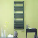 Полотенцесушитель водяний Zehnder Toga 1436x500 701 Вт, Traffic Black RAL 9217 (TG-150-050 RAL 9217)