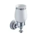 Kraus Настінний керамічний стакан APOLLO KEA-16504 - Хром (KEA-16504CH)
