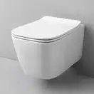 Сидіння з кришкою для унітазу Artceram A16 MINI, білий/хром (ASA002 01; 71)