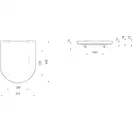 Кришка для унітазу в/п Kartell H8913310000001 Laufen Швейцарія