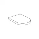 Кришка для унітазу Quarter Bath SCD Duroplast Soft Close, білий  (30SCD.01.02.03.02.02)