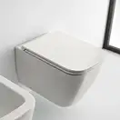 Сидіння до унітазу підвісного 8305B41 Teorema 2.0,  White Mat Scarabeo ІТАЛІЯ (8305B41 White Mat)
