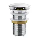 Донный клапан для умывальника Corsan KLIK-KLAK CHROME без перелива хром (MUKK CHROM)