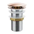 Донний клапан для умивальника Corsan KLIK-KLAK ROSE GOLD без переливу рожеве золото (MUKK ROŻOWE ZŁOTO)