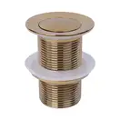 Донный клапан для раковины MEXEN KLIK-KLAK GOLD без перелива (MEX-79915-50)