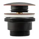 Донный клапан для умывальника REA KLIK-KLAK OLD BLACK черный (REA-A5218)