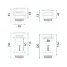 Донный клапан для умывальника REA KLIK-KLAK NIKIEL BRUSHED (REA-A6000)