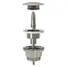 Донный клапан для умывальника REA KLIK-KLAK NIKIEL BRUSHED (REA-A6000)