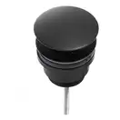 Донный клапан для ванни Yoka KLIK-KLAK BLACK черный (BK.POP-71-BLK)