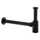 Сифон универсальный для раковины (умывальника) Yoka BLACK MAT CLICK-KLAK черный (SYPOP-14-BLK)