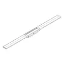 Трап для душу 100 см Hansgrohe RainDrain Flex, шліфований чорний хром  56046340