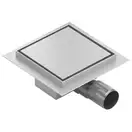 Трап для душа MEXEN FLAT CHROME 12х12 хром, квадратний (MEX-1010012)