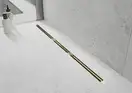 Трап для душа MEXEN FLAT 360° SUPER SLIM GOLD золотой 120 см (MEX-1551120)