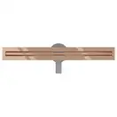 Трап для душа MEXEN FLAT 360° SLIM ROSE GOLD розовое золото 60 см (MEX-1641060)