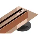 Трап для душа MEXEN FLAT 360° SLIM ROSE GOLD розовое золото 70 см (MEX-1641070)