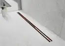 Трап для душа MEXEN FLAT 360° SLIM ROSE GOLD розовое золото 100 см (MEX-1641100)