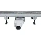 Трап Qtap Aquarius CRM50800304 линейный с комбинированным затвором и нержавеющей решеткой (AQUACRM50800304)