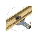 Трап для душа REA NEOX 60 PRO BRUSHED GOLD матовое золото (REA-G2701)