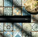 Rea Neox 70 Slim Pro Black Трап для душу, чорний (REA-G2709)