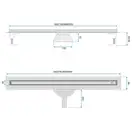 Трап для душа REA NEOX 80 SLIM PRO BRUSHED GOLD матовое золото (REA-G2715)