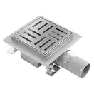 Трап для душа REA CROSS 15x15 NICKIEL BRUSHED (REA-G6201)