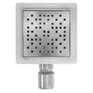 Трап для душа REA DOTS 15x15 NICKIEL BRUSHED (REA-G6203)
