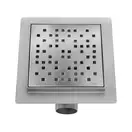 Трап для душа REA DOTS 15x15 NICKIEL BRUSHED (REA-G6203)