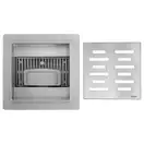 Трап для душа REA LINE 12x12 NICKIEL BRUSHED (REA-G6204)