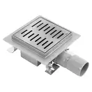 Трап для душа REA LINE 15x15 NICKIEL BRUSHED (REA-G6205)