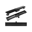 Трап для душа REA NEOX 70 BLACK черный (REA-G6602)