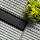 Rea Neox 90 Pro Трап для душу, чорний (REA-G7804)